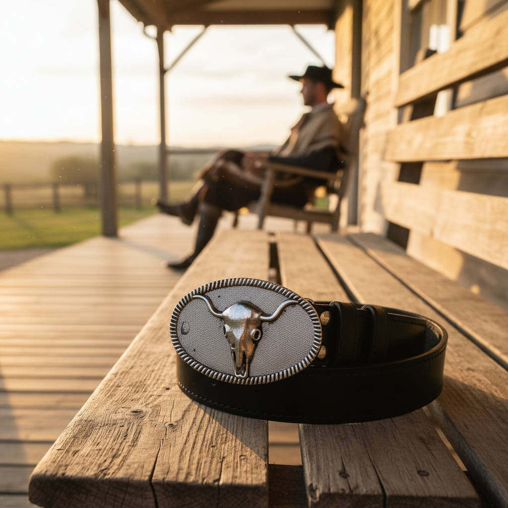 Belt on country porch